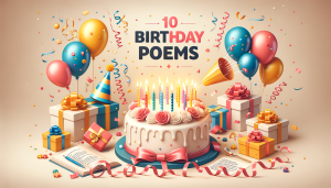 Funny Birthday Poems: A collection of ten humorous birthday poems that add laughter and joy to any celebration, perfect for sharing with friends and family.