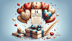 14 Birthday Poems for a Best Friend: Heartwarming verses celebrating friendship and special birthdays, perfect for sharing heartfelt messages.