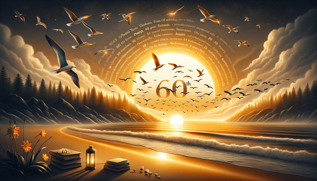 14 Poems for a 60th Birthday: Celebratory collection of heartfelt poems to mark the joyous occasion of turning 60, embracing new beginnings and golden years ahead.
