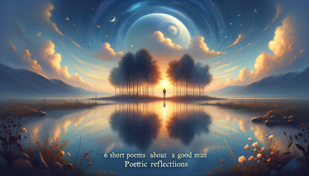 6 Short Poems About A Good Man: A collection of heartfelt reflections that explore the virtues and character of a good man through six brief yet impactful poems.