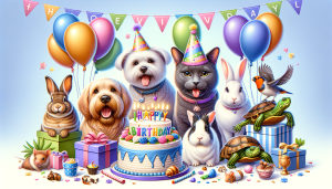 7 Birthday Poems for a Pet: Heartfelt expressions celebrating your furry friend's special day with touching verses and joyful rhymes.