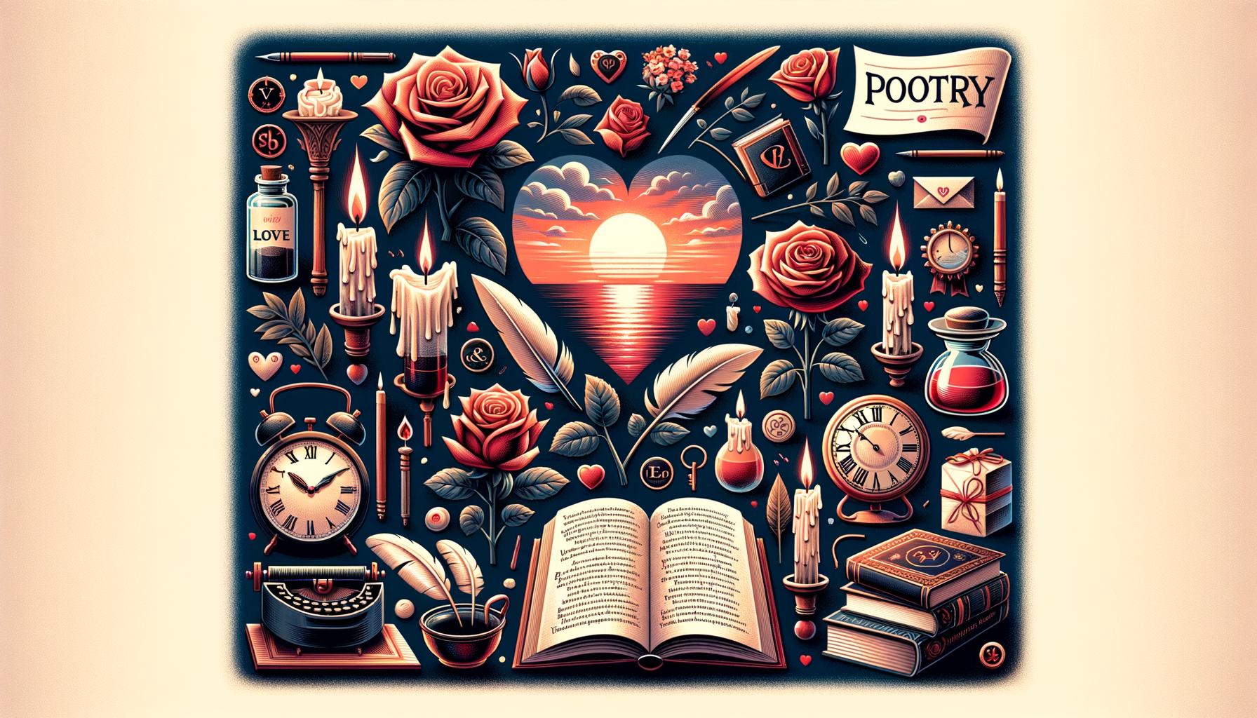 7 Greatest Love Poems: A collection of powerful romance poetry highlighting the most evocative expressions of love through timeless verses and heartfelt emotions.