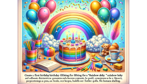7 Poems for a Rainbow Baby’s First Birthday: Heartwarming poems celebrating the joyful first birthday of a rainbow baby, symbolizing hope and resilience.
