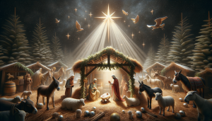 Christmas poems about the nativity: A collection of nine heartfelt poems celebrating the birth of Christ, capturing the essence of the Nativity story through vivid imagery and emotional resonance.